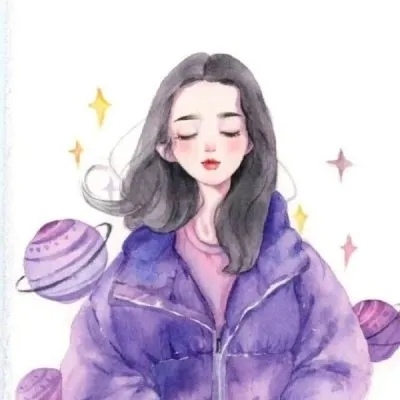 小清新女生头像漫画