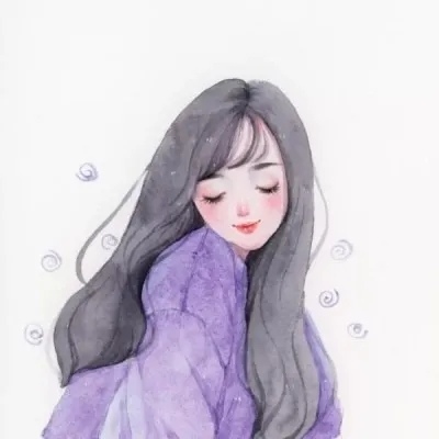 小清新女生头像漫画
